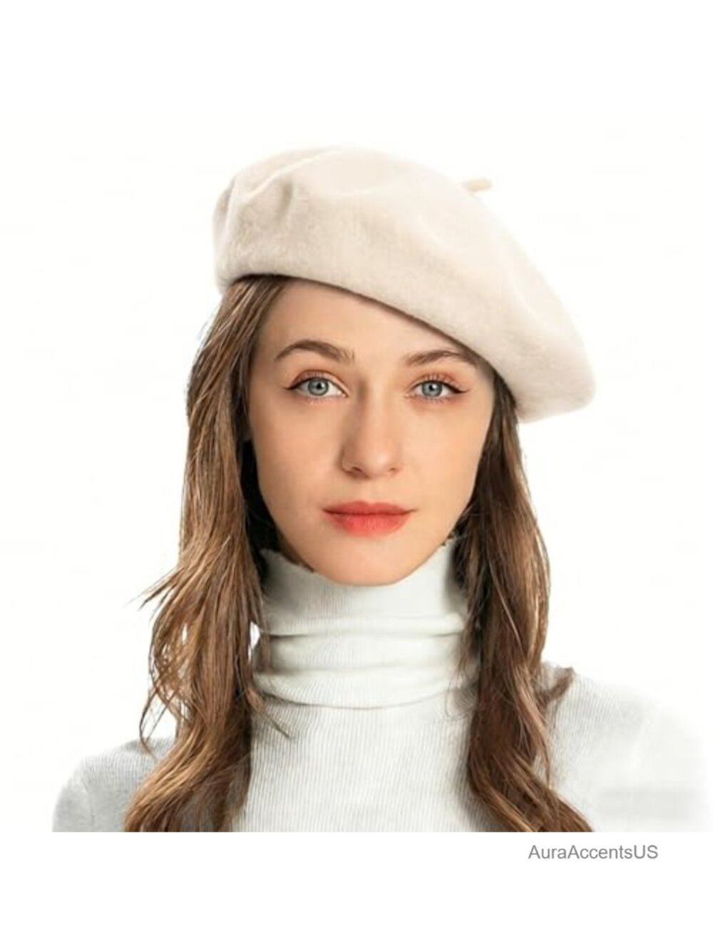 Wool French Beret Hat Classic Artist Cap Women Stylish Winter